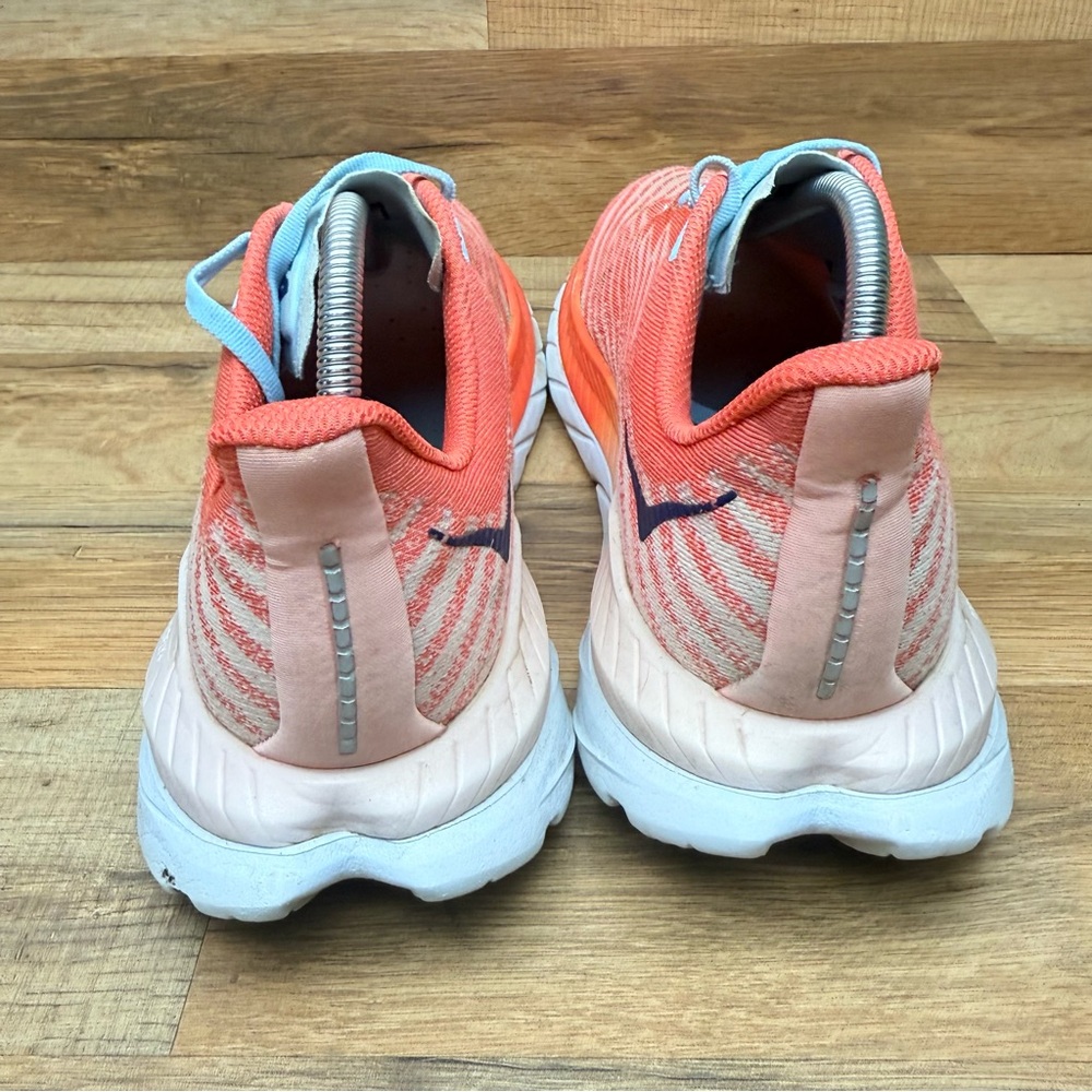 Hoka One One Mach 5 Women's Size 9B  Running Shoes Peach Parfait - Picture 4 of 9